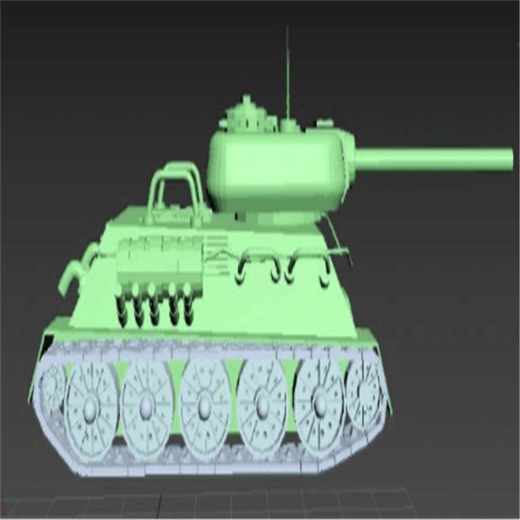 莲池充气军用坦克模型